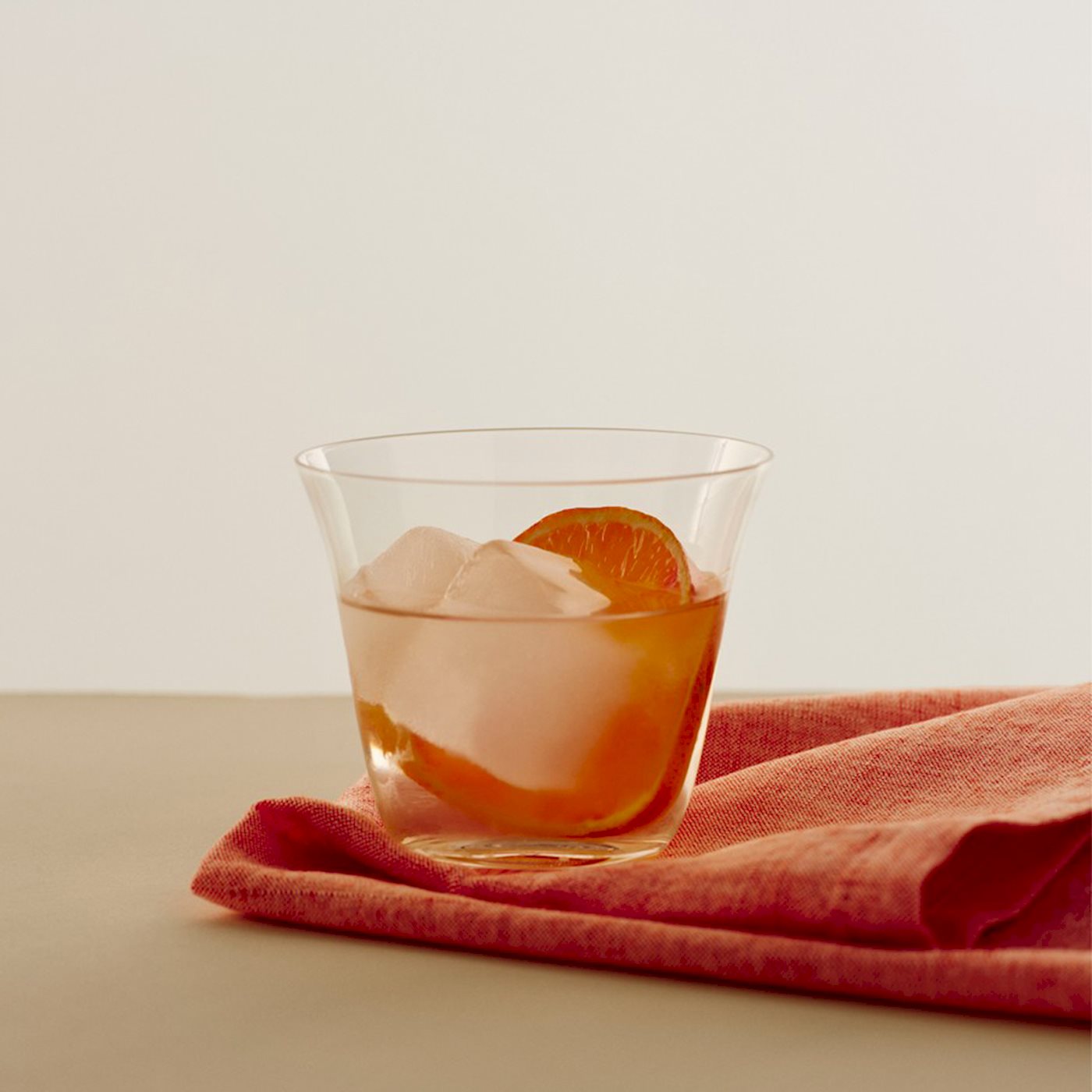 Curve Tumbler Glass - Set of 2 - Small - Clear