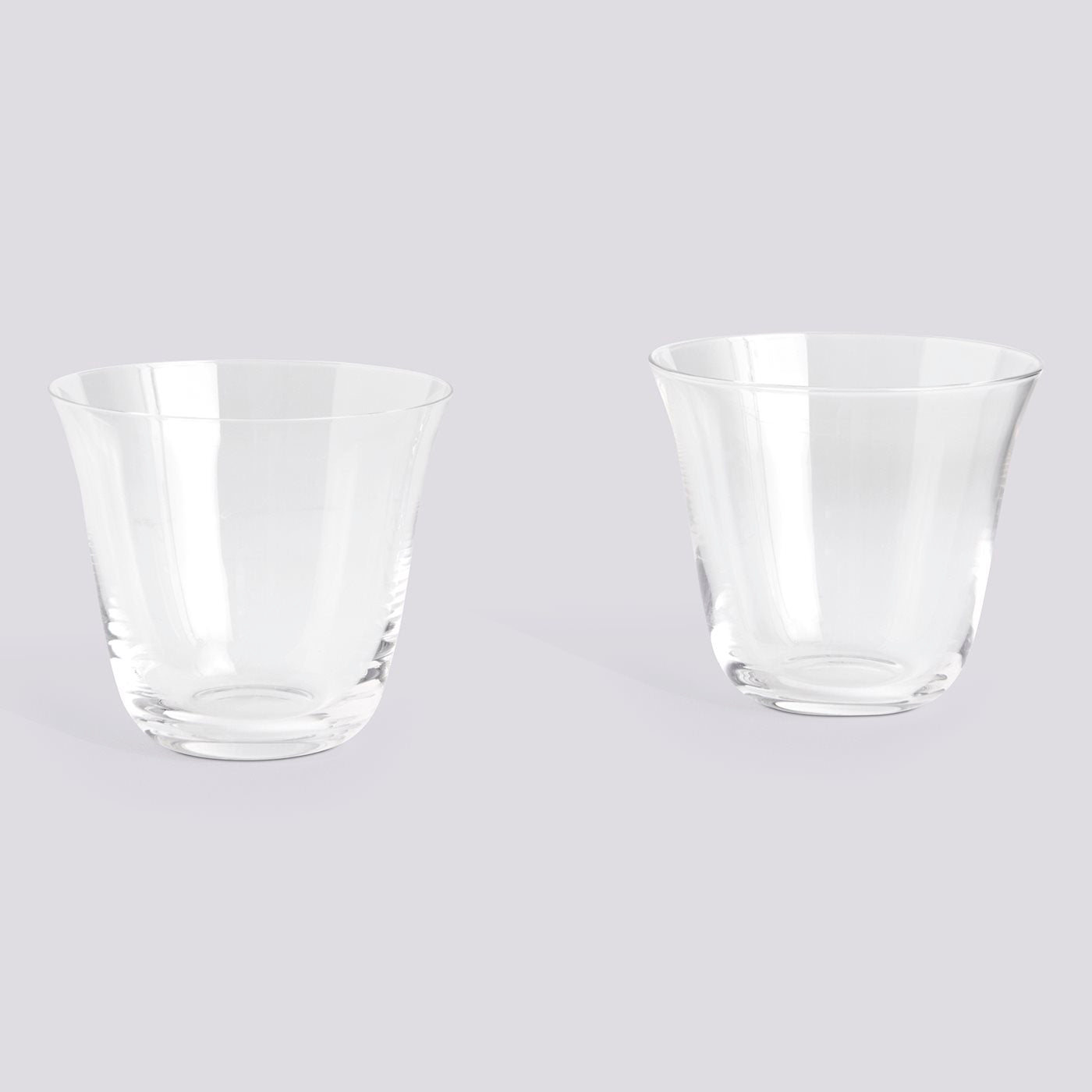 Curve Tumbler Glass - Set of 2 - Small - Clear