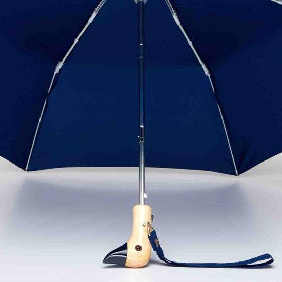 Navy Wind Resistant Eco-Friendly Duck Umbrella