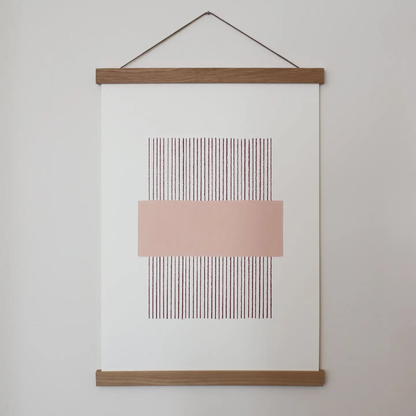 Print A3 - Lines Blush