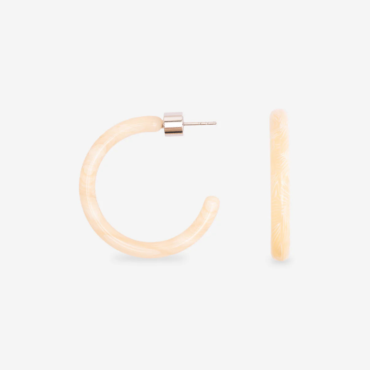 Loop Earrings - Macadamia