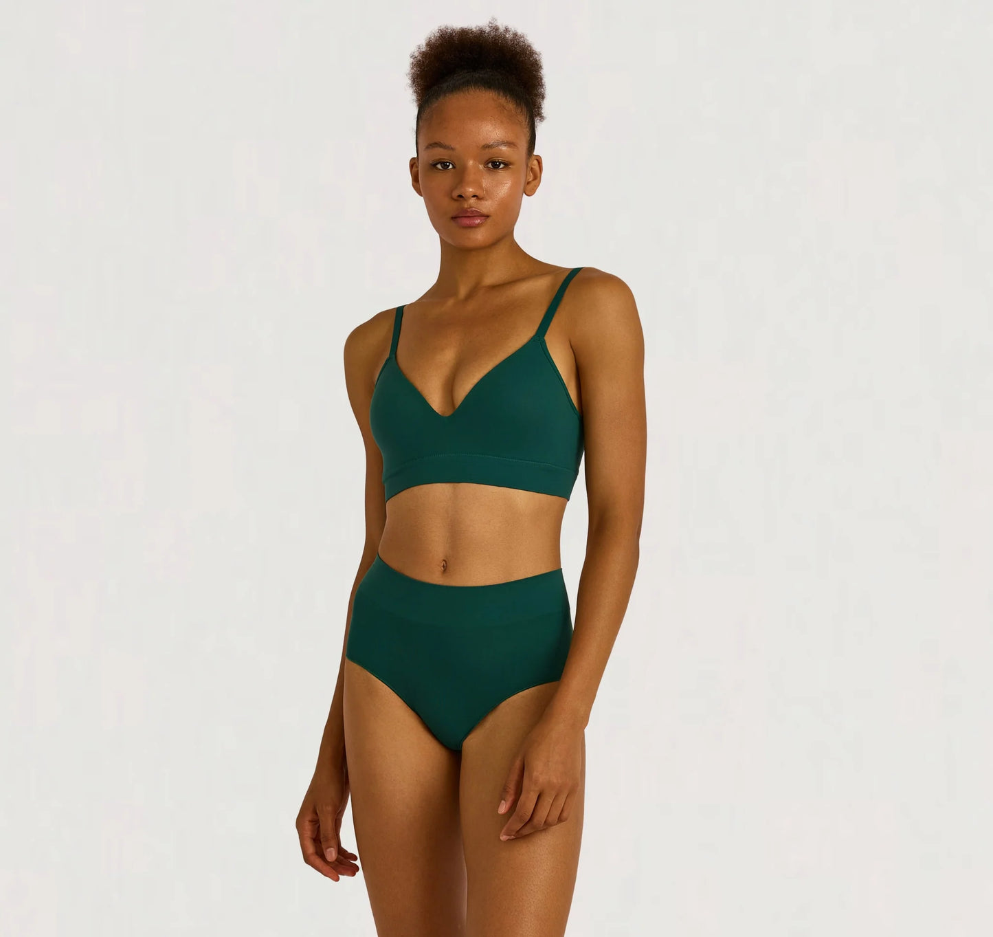 Smooth Padded Bra - Deep Forest