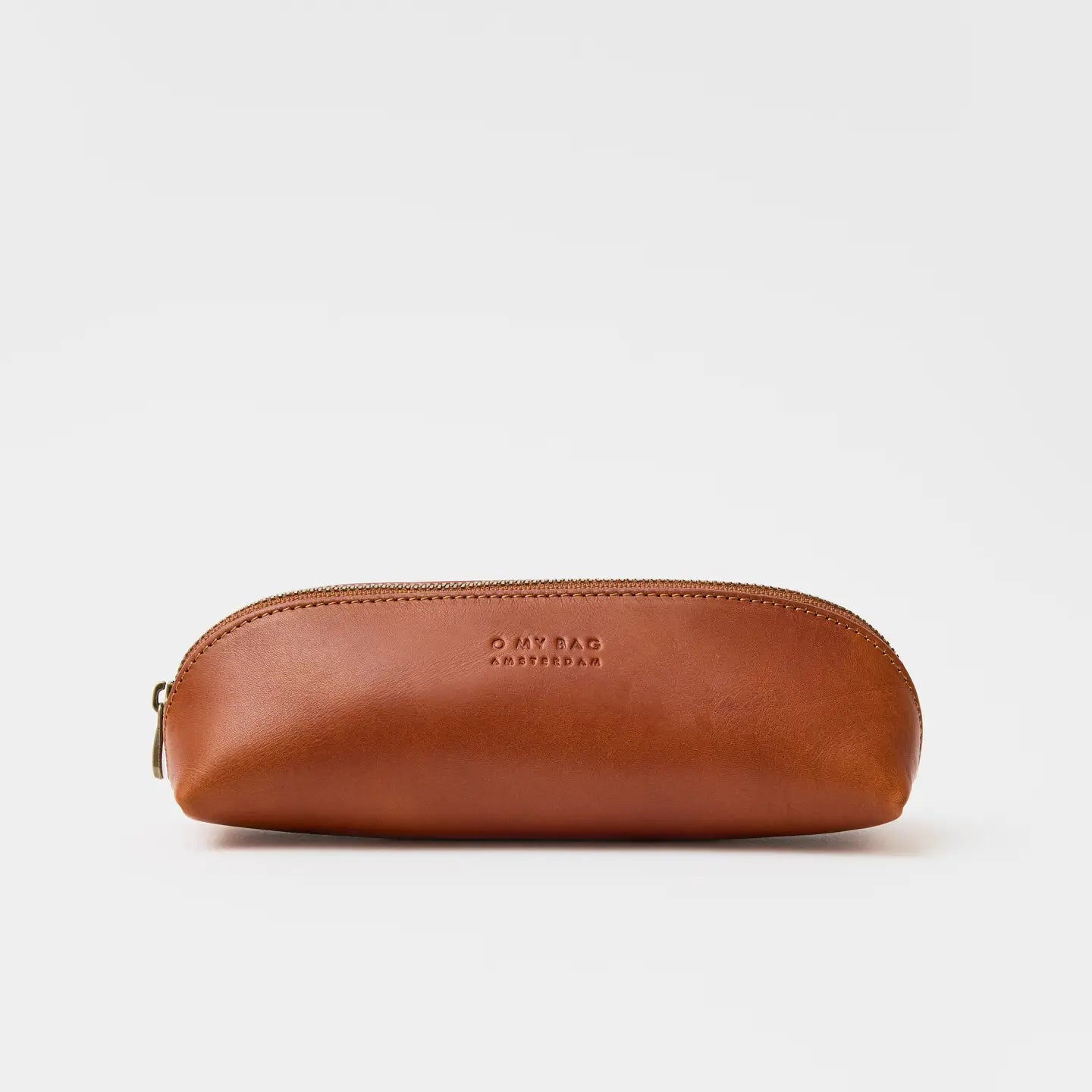 Pencil Case Small - Cognac Classic Leather