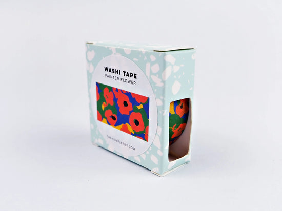 Painter Flower Washi Tape