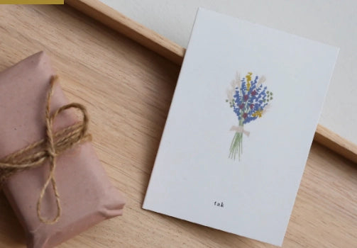 Small Greeting Card - Buket - Tak