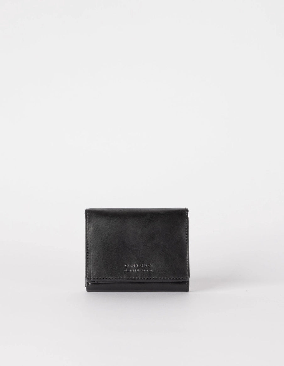 Ollie Wallet - Black Classic Leather