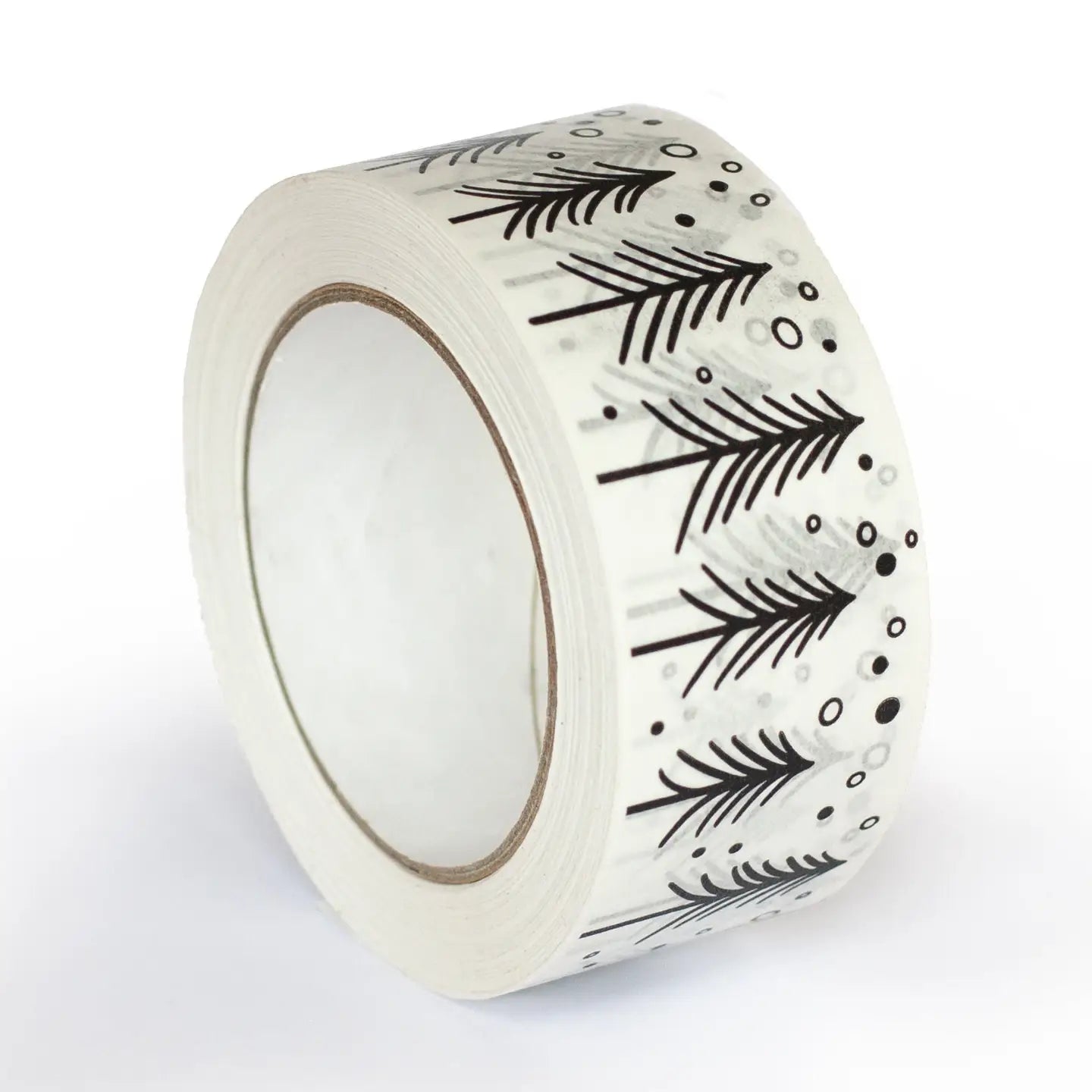 White Packing Tape - Fir Print