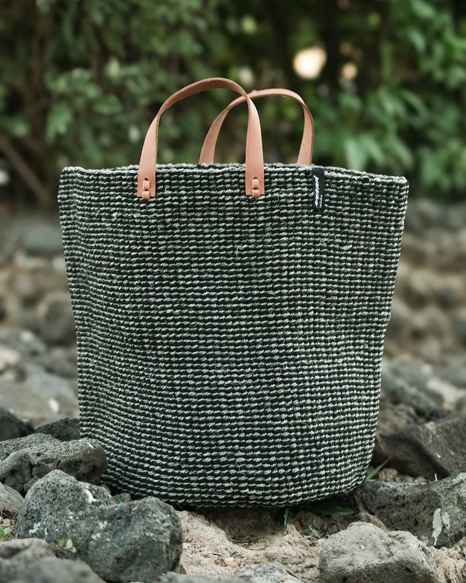 Pamba Market Basket - Grey Sisal - Large