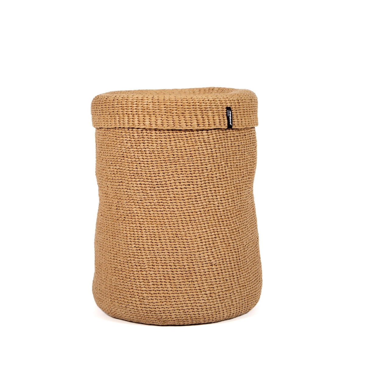 Kiondo Basket with Lid - Brown - X-Large