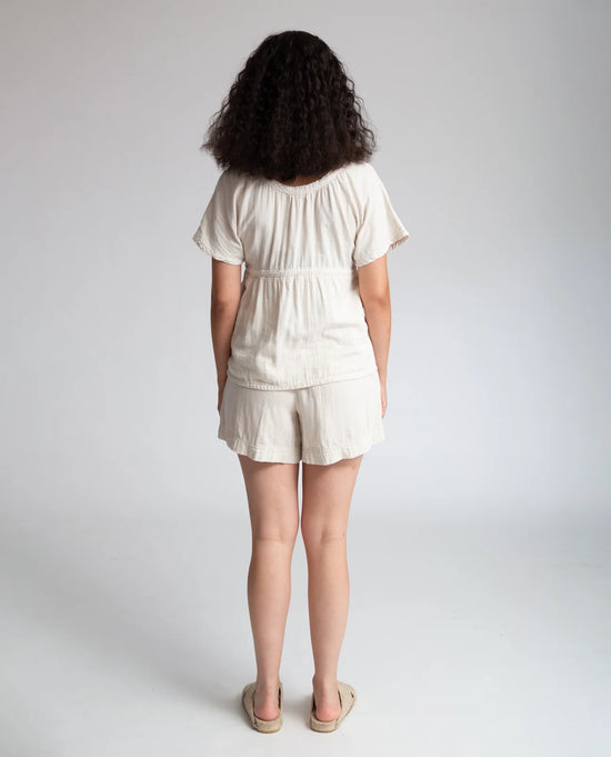 Load image into Gallery viewer, Gilma Organic Cotton Shorts - Bone
