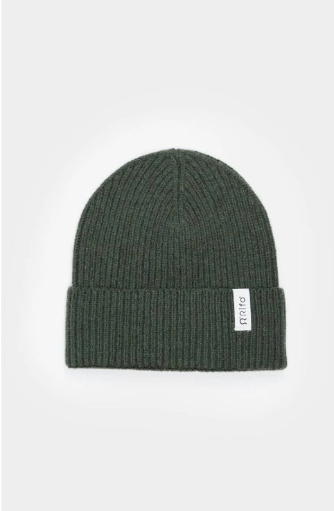 MARCELLO - Recycled Cashmere Hat - Forest Green