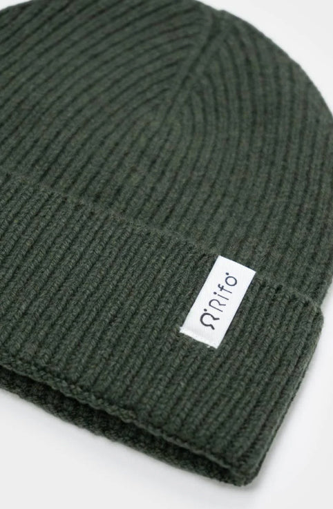 MARCELLO - Recycled Cashmere Hat - Forest Green