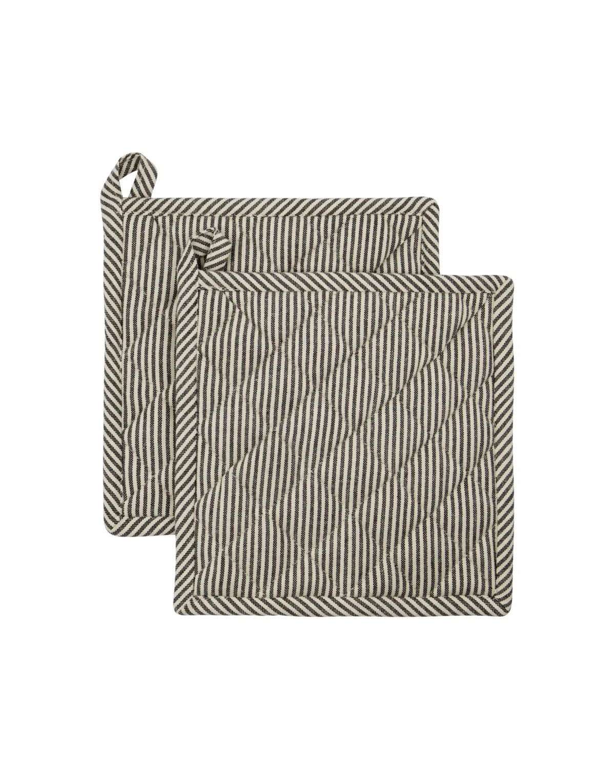 CHEF Potholders - Dark grey - Set of 2