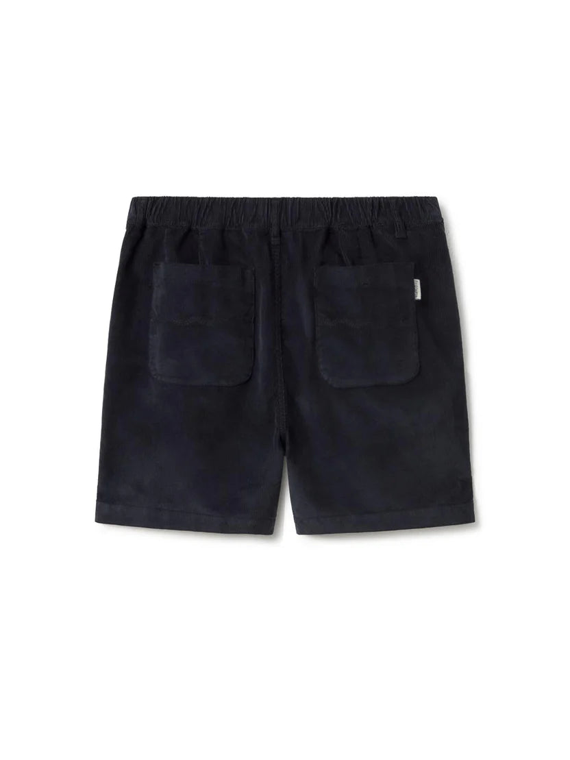 Kabak Micro Corduroy Shorts — Dark Navy