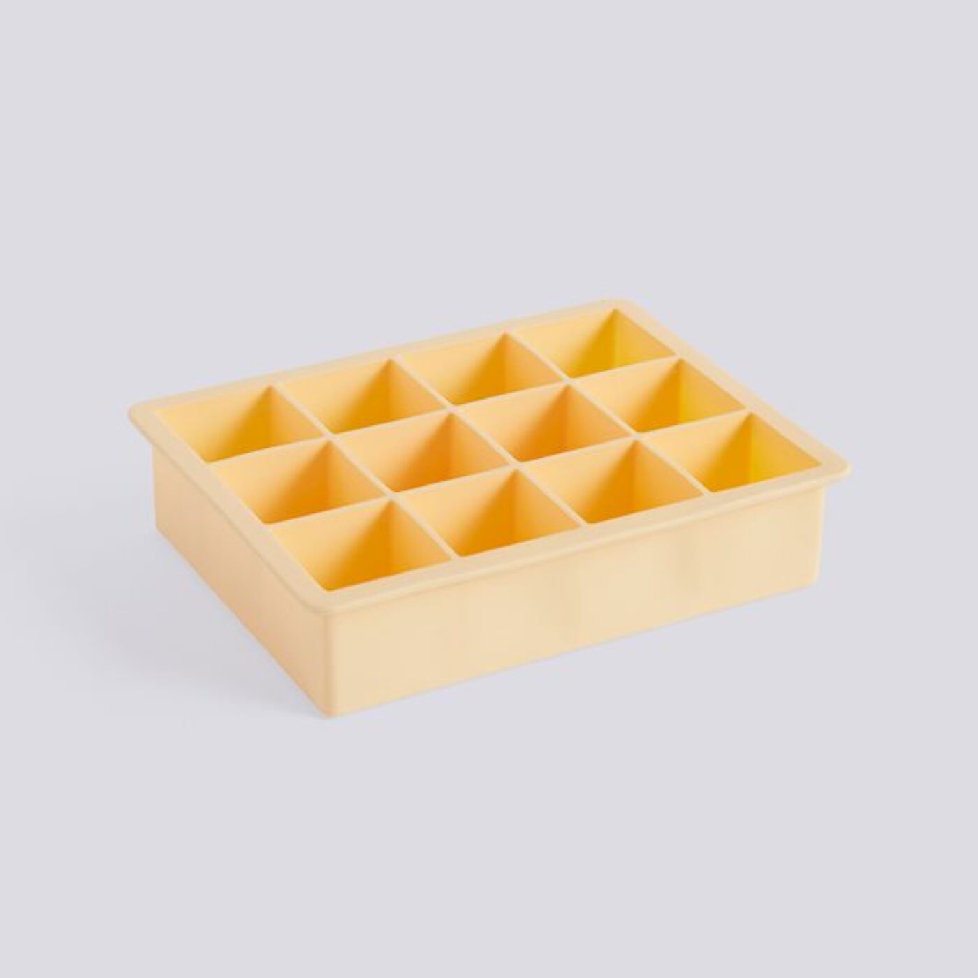 Ice Cube Tray - Square X-Large - Light Yellow