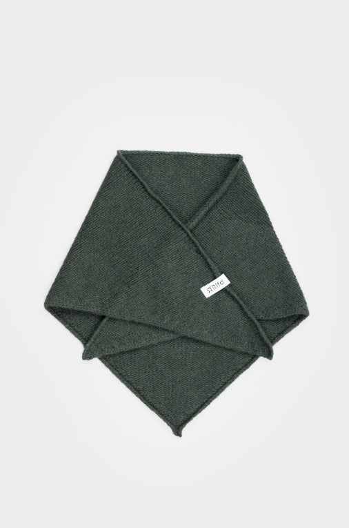 MASHA - Recycled Cashmere Bandana -  Green Forest