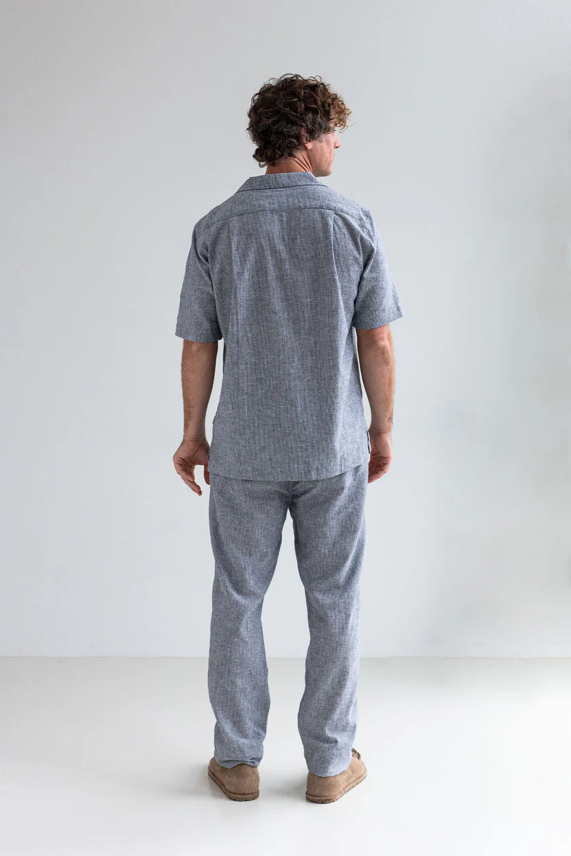 San Vicente Pants — Navy Stripes