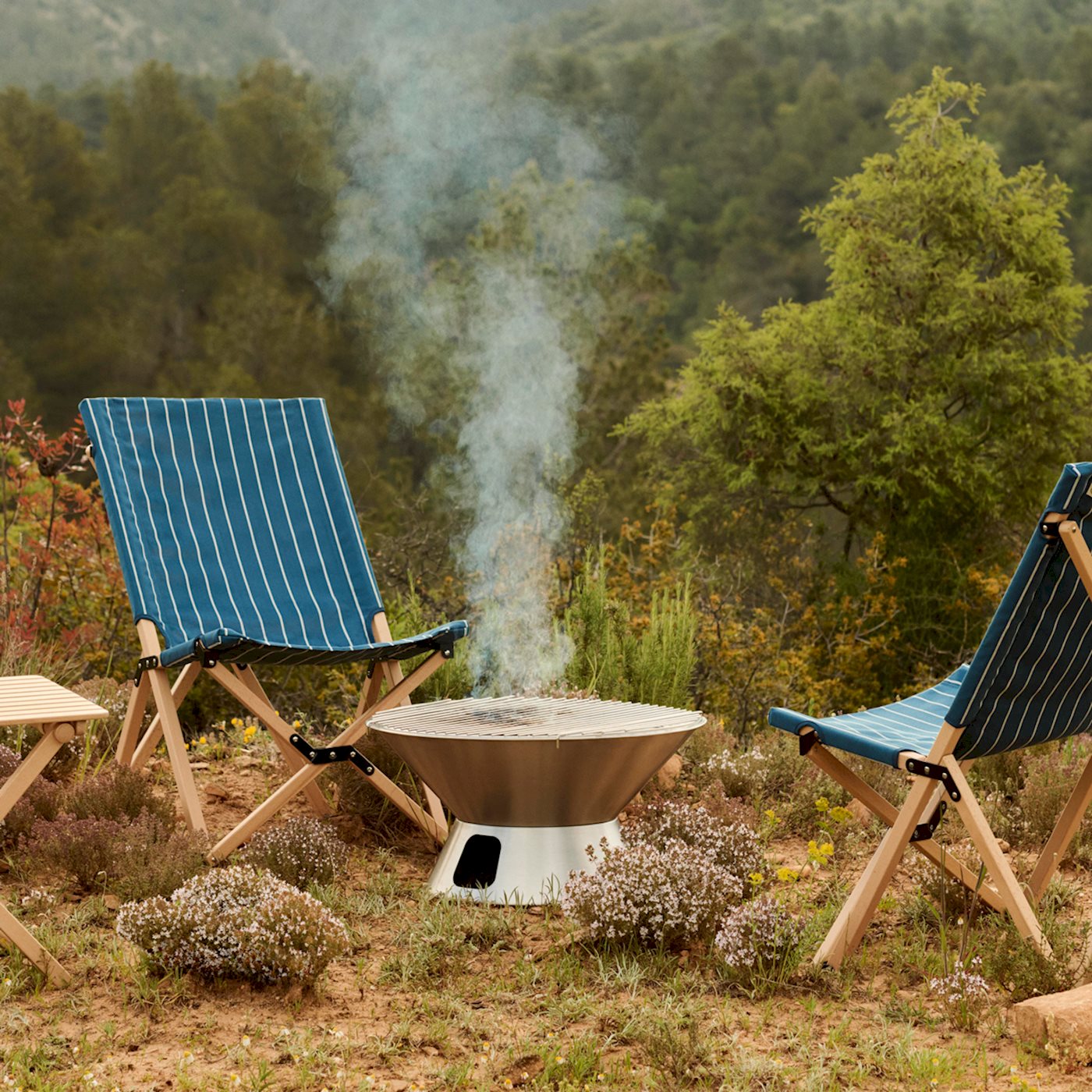 Outdoor Market Firepit - Stainless Steel