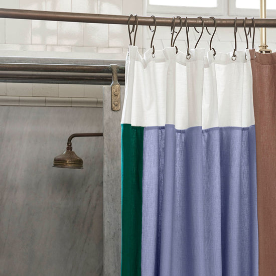 PIVOT SHOWER CURTAIN - BLUE