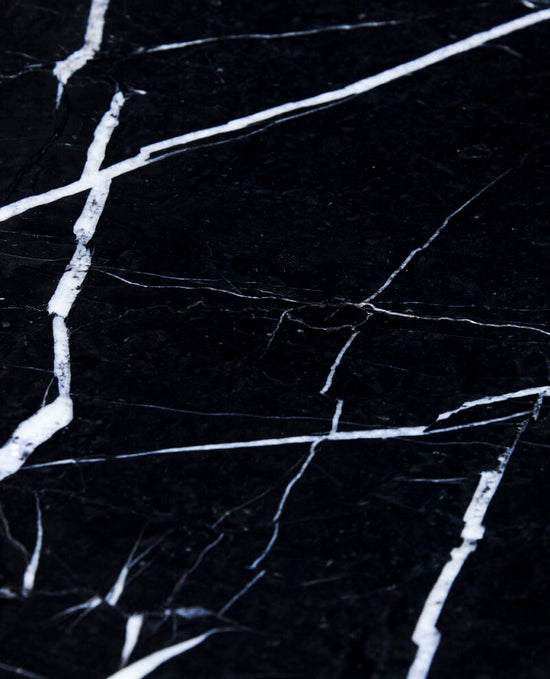 Raw Side Table - Black/Natural