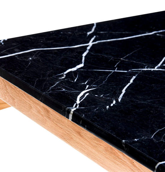 Raw Side Table - Black/Natural