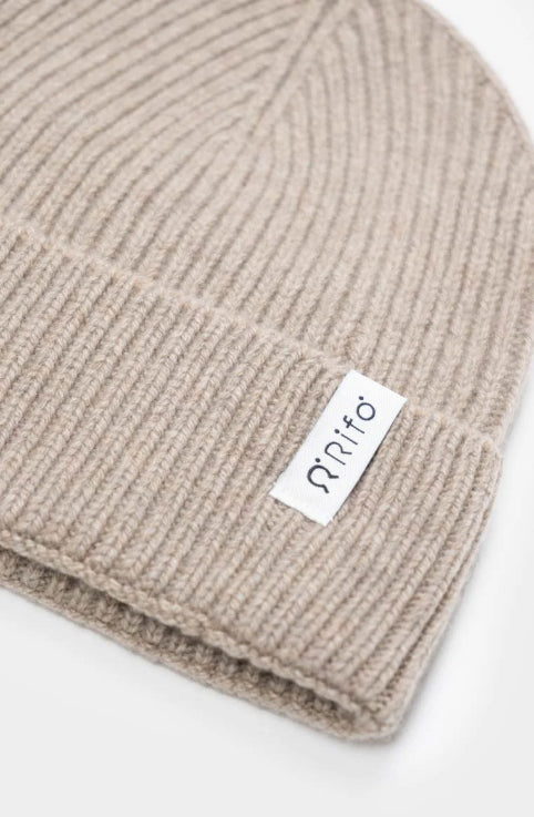 MARCELLO - Recycled Cashmere Hat - Beige Sand