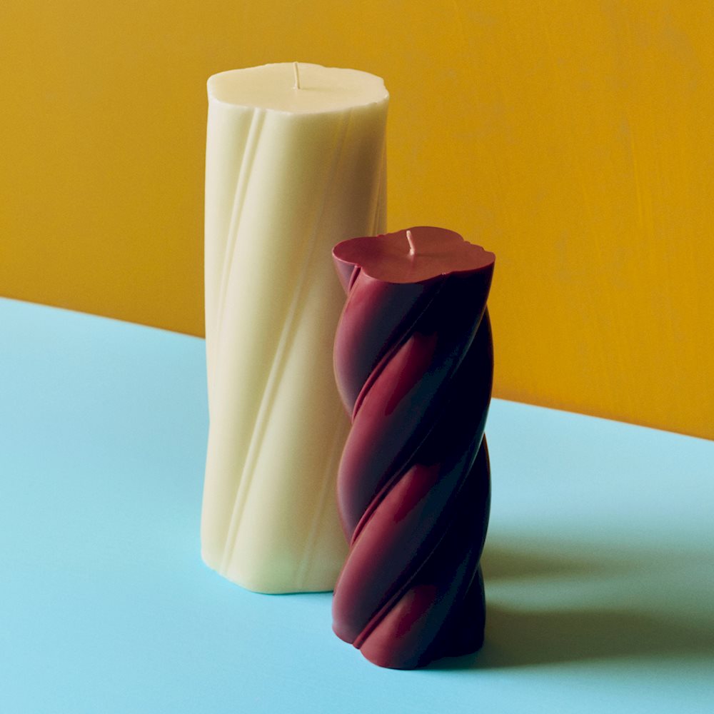 Soft Serve Candle - Medium - Bordeaux
