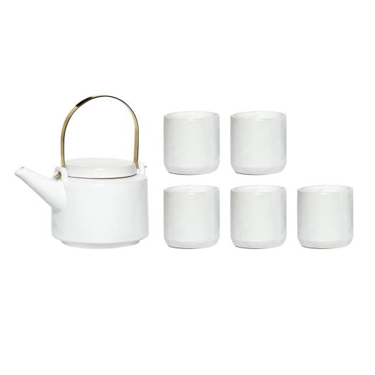 Traditional Tea Set - White