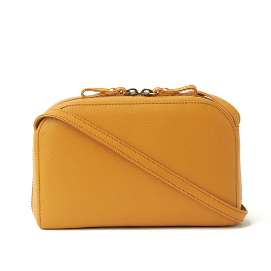 Load image into Gallery viewer, Crossbody Wallet Round - Mustard
