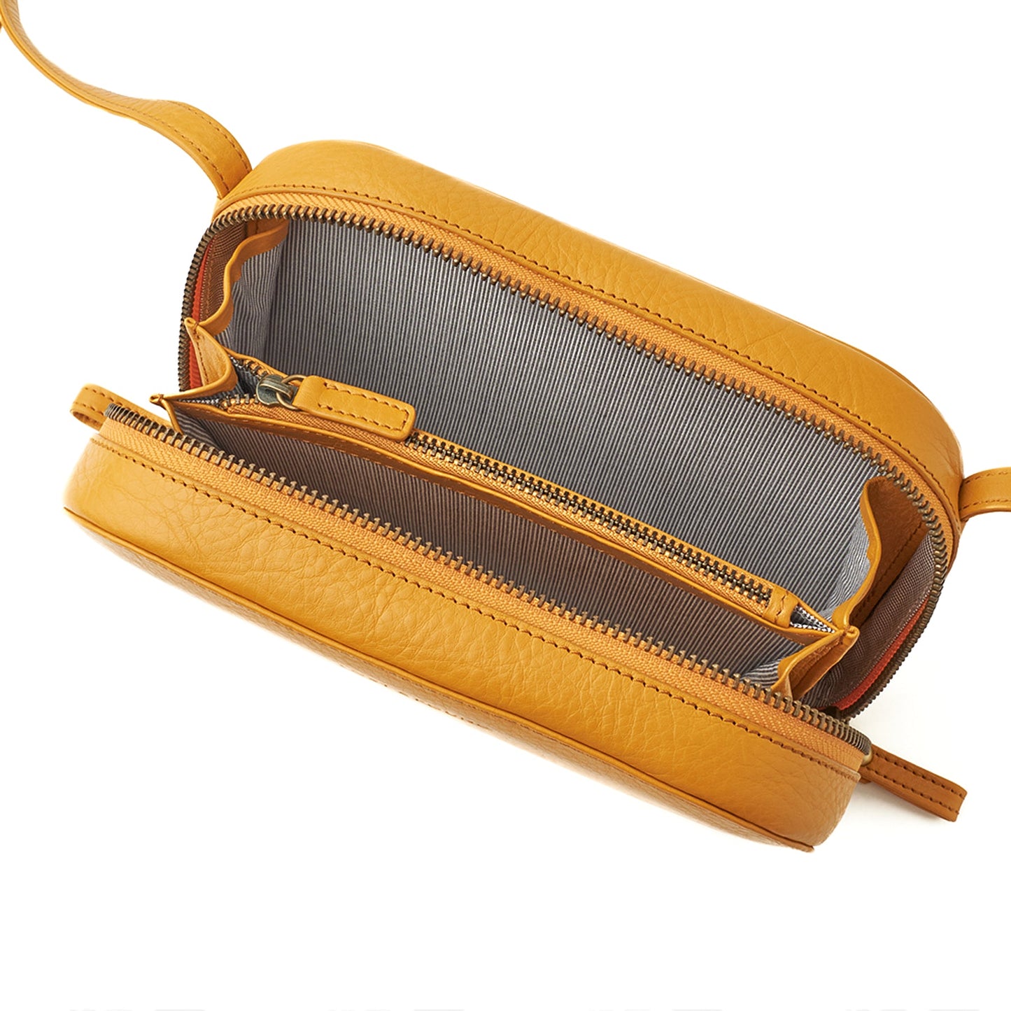 Load image into Gallery viewer, Crossbody Wallet Round - Mustard
