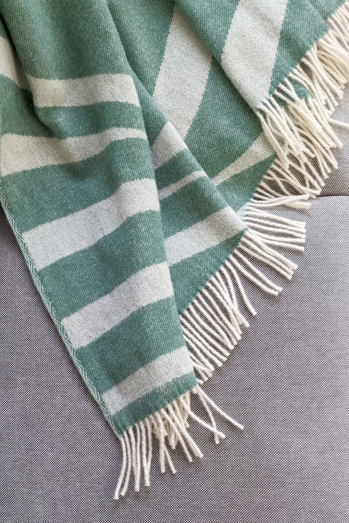 Wool Blanket - Bold Greenstone