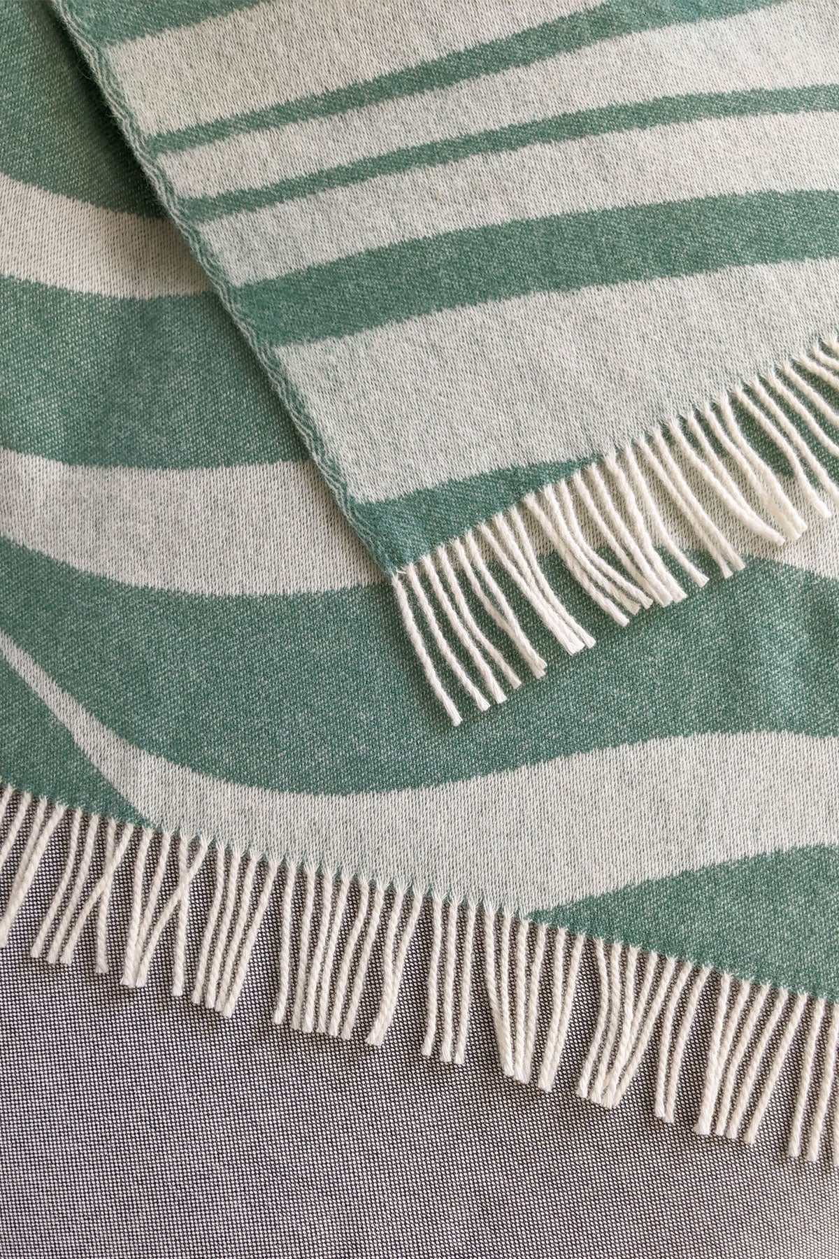 Wool Blanket - Bold Greenstone