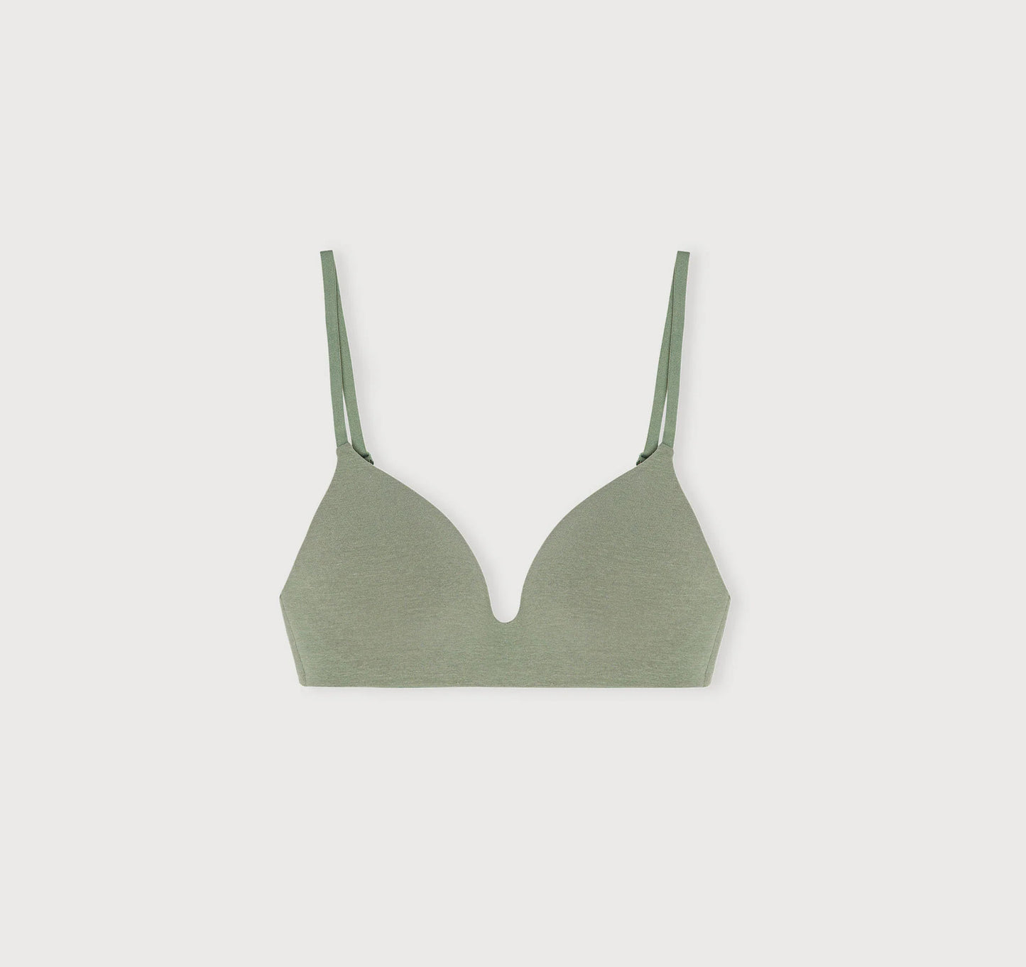 Core Wireless Plunge Bra - Seaweed