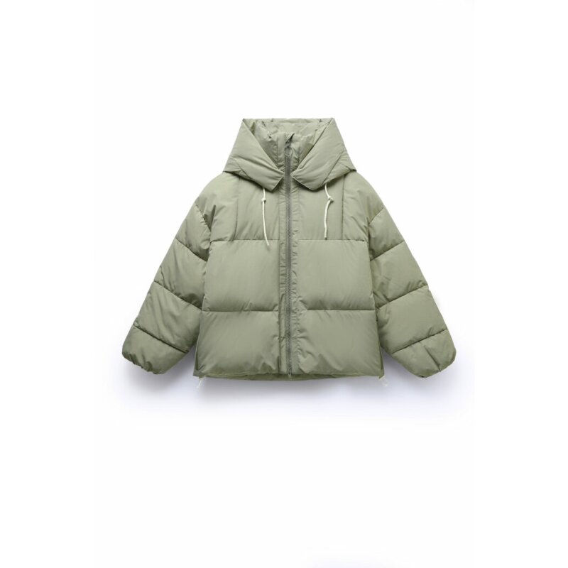 Zonza Puffer Jacket - Pale Olive
