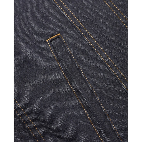 FRY raw blue selvedge denim jacket - GOTS/Vegan