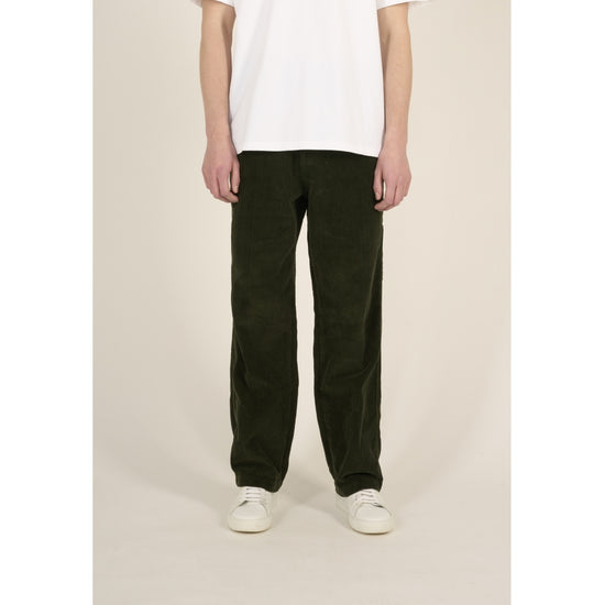 FLINT wide corduroy pant - GOTS/Vegan - Forrest Night