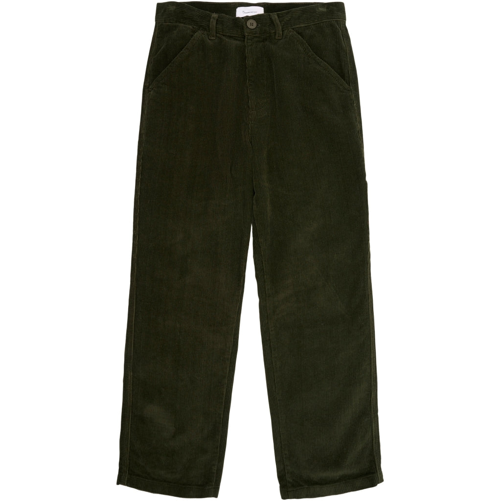 FLINT wide corduroy pant - GOTS/Vegan - Forrest Night