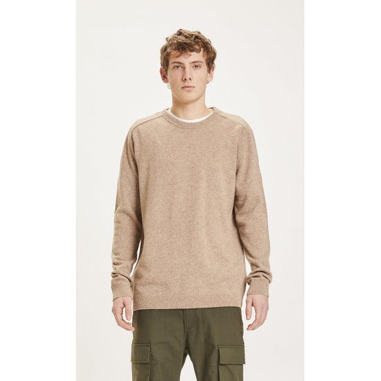 Load image into Gallery viewer, FIELD o-neck knit - GOTS - kelp
