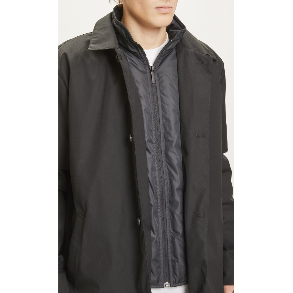 ARCTIC CANVAS™ jacket with buttons - GRS/Vegan - black jet
