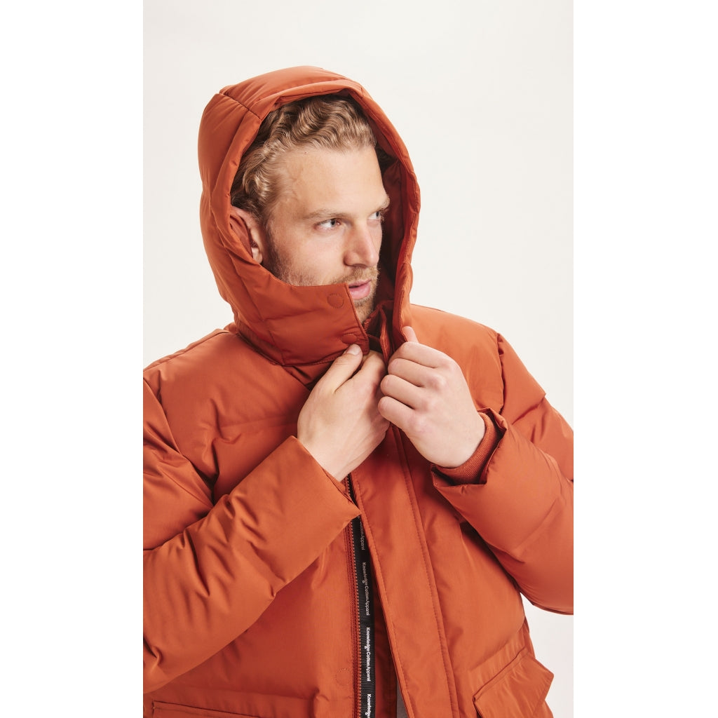 FJORD Puffer jacket - GRS/Vegan - Arabian Spice