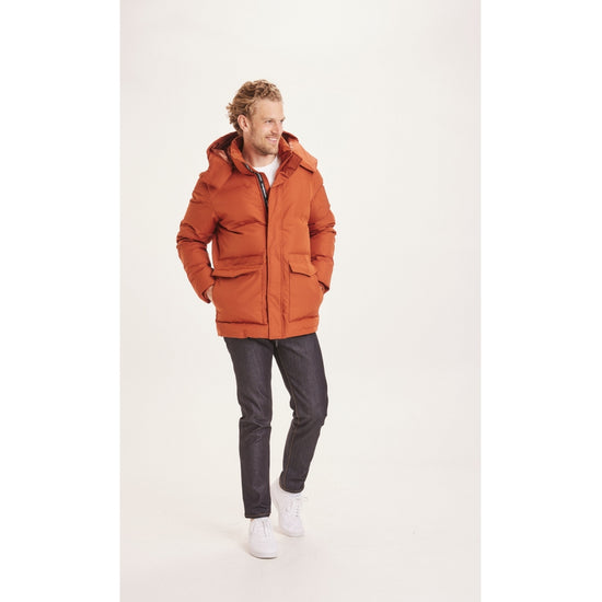 FJORD Puffer jacket - GRS/Vegan - Arabian Spice