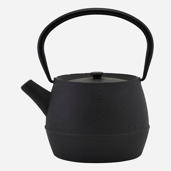 Cast Teapot incl. Stainless Strainer - Black