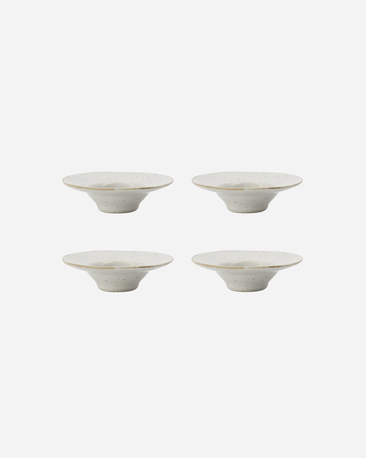 Load image into Gallery viewer, Pion Egg Cup - Grey/White - Set of 4

