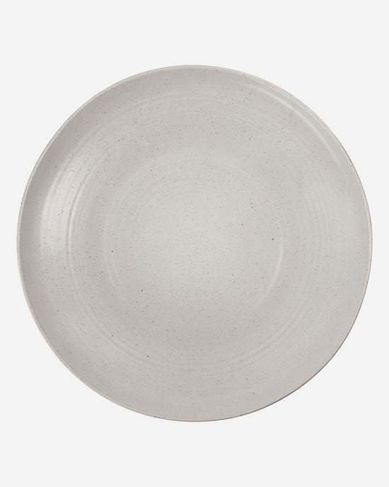 Pion Dish- Grey/White