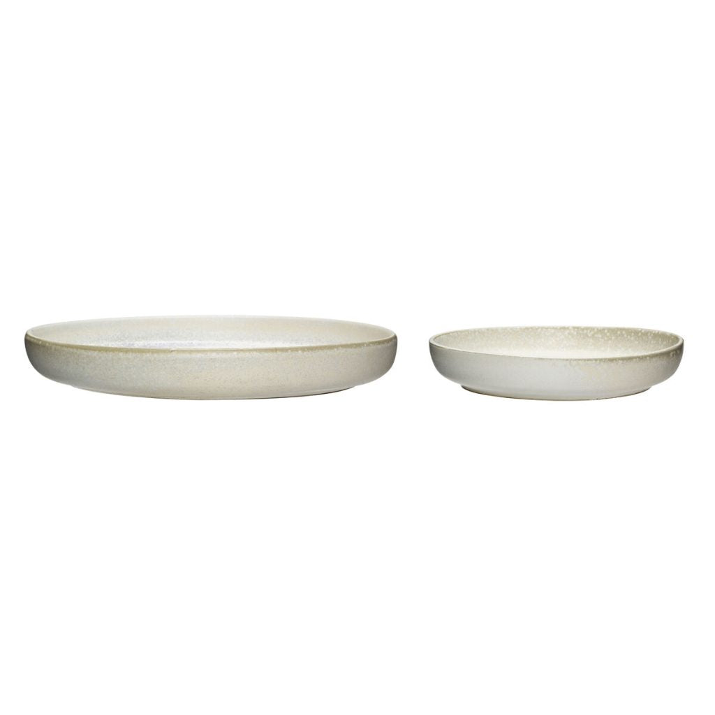 Clay Plates White - Set of 2