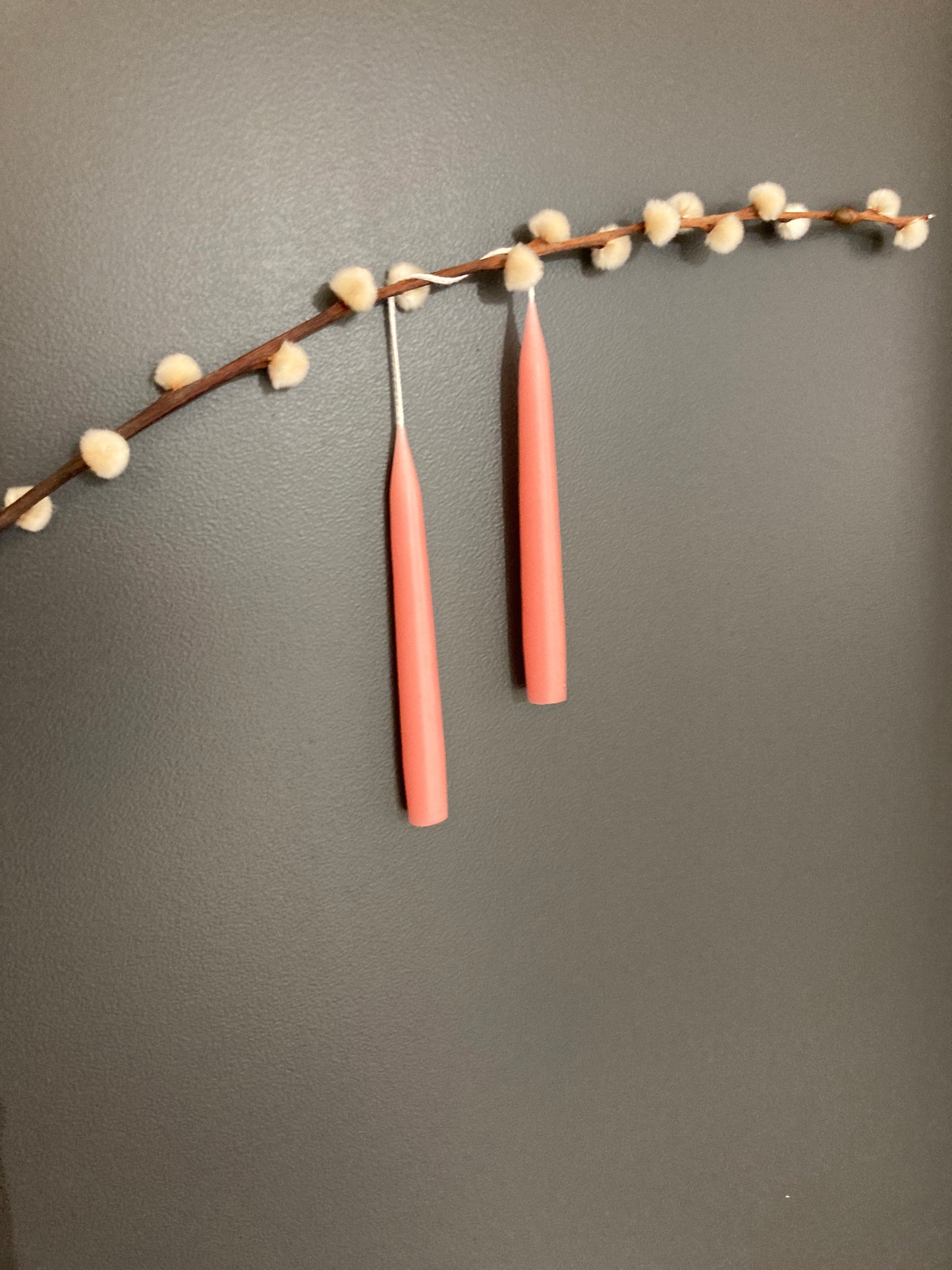 TREE CANDLES - PINK- SET OF 20