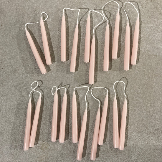 TREE CANDLES - SOFT PINK - SET OF 20