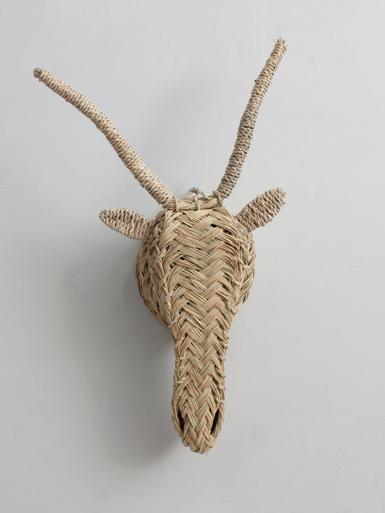 Woven Animal Head - Gazelle