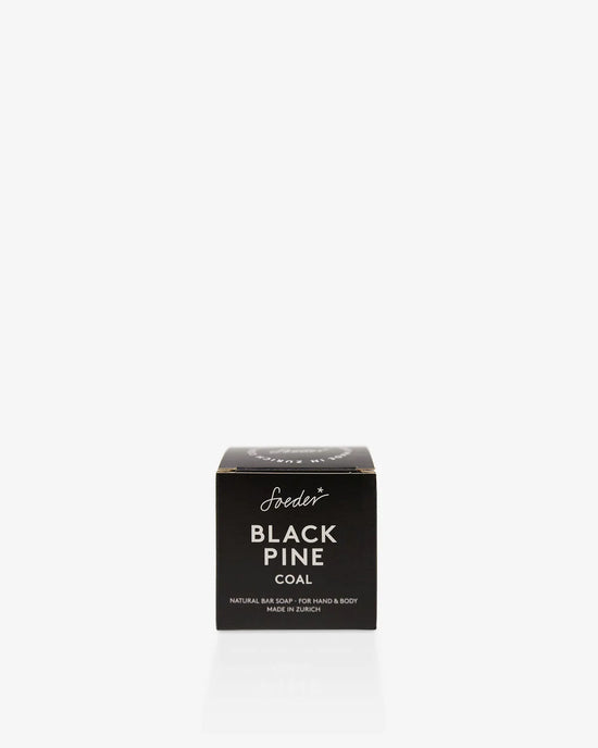 NATURAL BAR SOAP - BLACK PINE - COAL