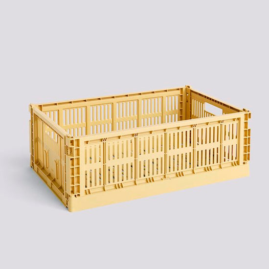 HAY COLOUR CRATE / L GOLDEN YELLOW